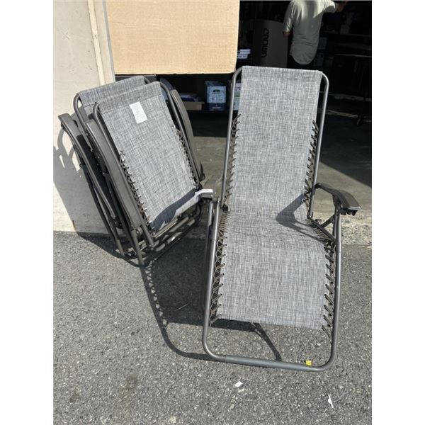 3 FOLDING PATIO CHAIRS