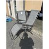 Image 2 : 3 FOLDING PATIO CHAIRS