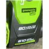 Image 2 : GREENWORKS 80 VOLT BACKPACK BLOWER NO BATTERY WORKS WHEN IT WANTS TO