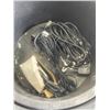Image 3 : 3 PLASTIC FOUINTAIN PAILS WITH 2 PUMPS AND POWER SUPPLIES