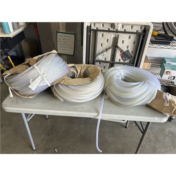 3 ROLLS PLASTIC TUBING