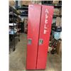 Image 1 : 2 BANK 6 FOOT METAL LOCKER