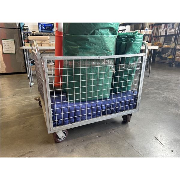 ROLLING WIRE CRATE 36" X 36"
