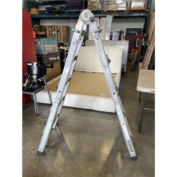 10 FOOT FOLDABLE METAL LADDER