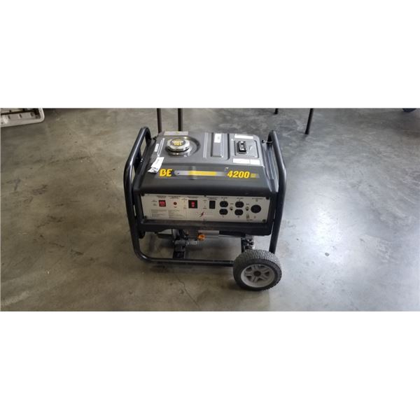 BE POWER EASE ENGINES  GAS GENERATOR. 4200 MAX WATT. 223 CC. WORKING