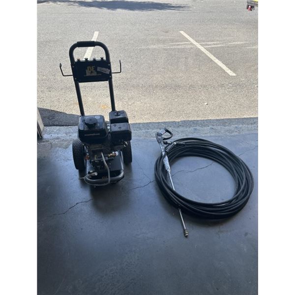BE POWER EASE PRESSURE WASHER. 3400 PSI. COMES WITH 50 FOOT HOSE & WAND. WORKING