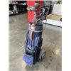 Image 1 : GOLF BAG CART & ASSORTED CLUBS