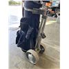 Image 4 : GOLF BAG CART & ASSORTED CLUBS