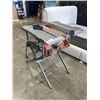 Image 2 : RIDGID PORTABLE TABLE SAW. WORKING