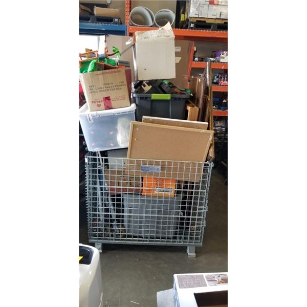 PALLET OF ABANDONDED AUCTION ITEMS, MUST TAKE ALL - CRATE NOT INCLUDED