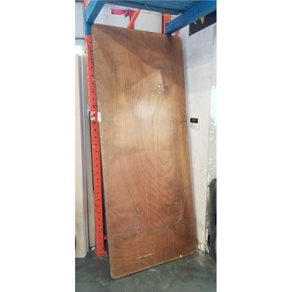 8FT FOLDING WOOD MARKET TABLE 40 INCH WIDE
