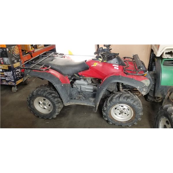 RED QUAD, NOT RUNNING, NO REGISTRATION