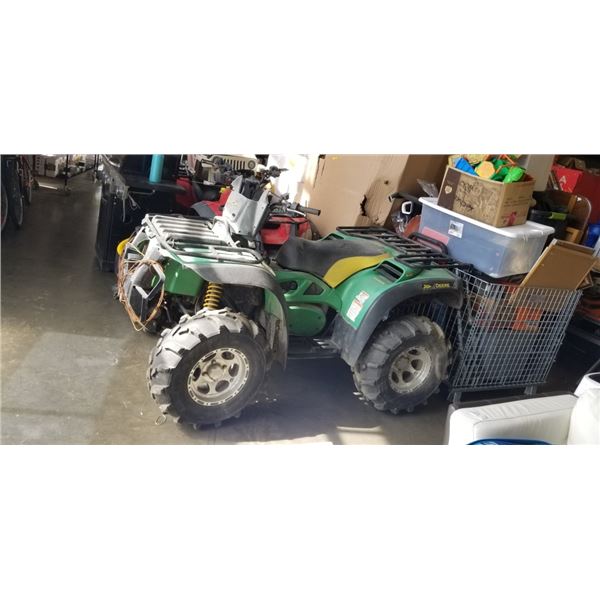 JOHN DEERE QUAD, NOT RUNNING, NO REGISTRATION