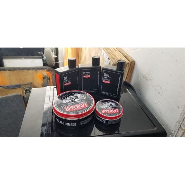 LOT OF ALL NEW DELUXE UPPERCUT HAIR PRODUCTS, POMADE, SHAMPOO AND CONDITIONER - OVER $300 RETAIL VAL