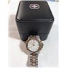 Image 1 : SWISS KNIFE MILITARY WATCH, MARKED SWISS MADE, 5951X, MINERAL CRYSTAL, DATE, BATTERY REQUIRED