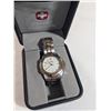 Image 2 : SWISS KNIFE MILITARY WATCH, MARKED SWISS MADE, 5951X, MINERAL CRYSTAL, DATE, BATTERY REQUIRED