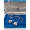 Image 3 : SILVER W/ PEARLS TASSELS NECKLACE, MARKED 925 IN EATON'S CASE