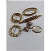 Image 2 : 5 GOLD AND SILVER PLATED BROOCHES
