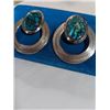 Image 2 : LARGE SILVER ABELONE CLIP ON EARRINGS