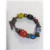 Image 2 : RARE MURANO GLASS BEADS BRACELET