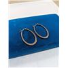 Image 1 : PAIR OF 925 STERLING SILVER HOOP EARRINGS