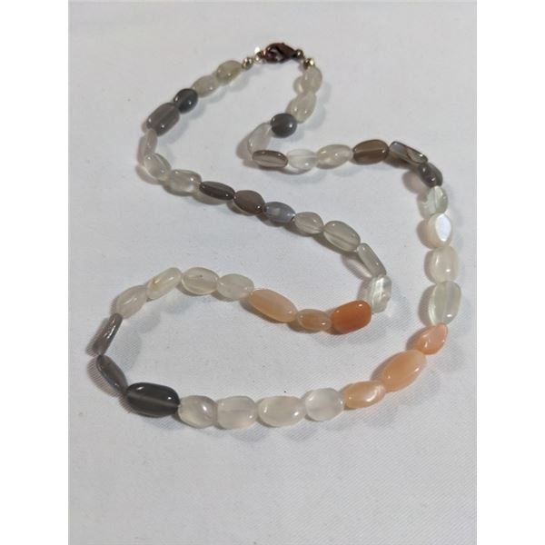 GENUINE VARIOUS GEM STONES BEADS NECKLACE