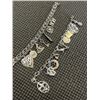Image 2 : 2 SILVER TONED BRACELETS & CHARMS