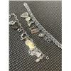 Image 3 : 2 SILVER TONED BRACELETS & CHARMS