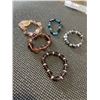 Image 3 : 5 VINTAGE VENETIAN GLASS BEADS BRACELETS