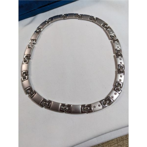 STAINLESS STEEL CHOKER NECKLACE