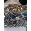 Image 4 : 3 BAGS OF MISC COSTUME JEWELRY, BEADS, PARTS ETC