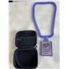 Image 1 : NEW ZIP UP TRADING CARD CASE AND 3D PRINTED CHAIN W/ POKEMON CARD