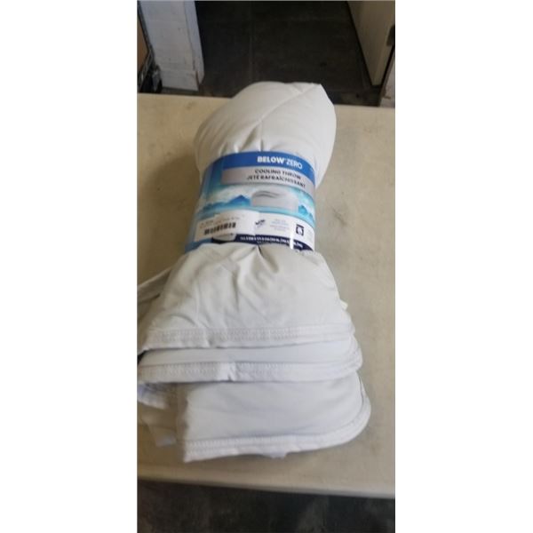 BELOW ZERO COOLING THROW. RETAIL $29.99
