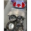 Image 4 : 2 BOXES OF DECORATIVE DECOR INLCUDING GALVANIZED METAL ITEMS, GLASS BLOCK ETC
