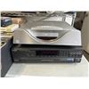 Image 2 : MOON HARBOR CD PLAYER, 5 DISC CHANGER, AND TRAY OF ASSORTED DVDS, CDS ETC