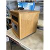 Image 2 : COMFORT ZONE WOOD-CABINET INFRARED QUARTZ SPACE HEATER. WORKING