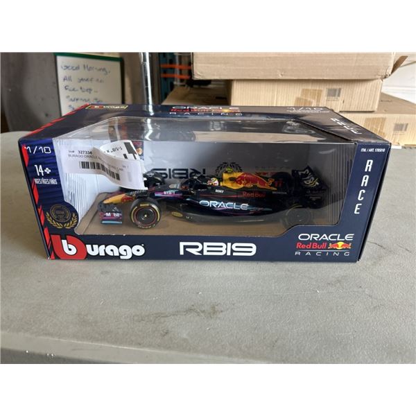 BURAGO ORACLE RED BULL RACING CAR. MODEL RB19
