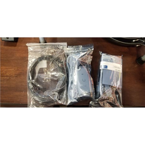 HDMI CABLE AND 2 POE ADAPTERS