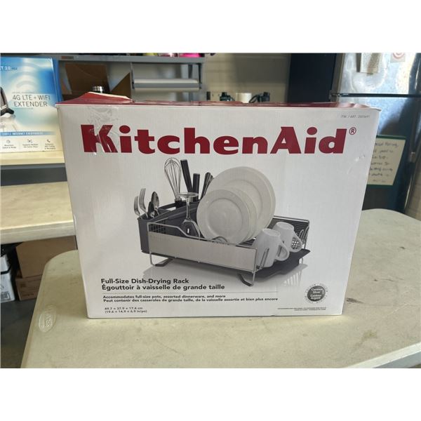 KITCHENAID FULL SIZE DISH DRYING RACK. RETAIL $39.99
