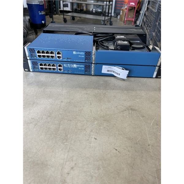 2 PALOALTO NETWORKS. MODEL PA-220. WORKING