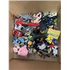 Image 4 : BOX OF TOY CARS, STUFFED ANIMALS, AND A KIDS DYSON