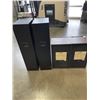Image 4 : 2 PAIRS OF FLOOR SPEAKERS, ONE JVC  - WORKING