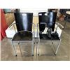 Image 1 : 2 STACKING ARMCHAIRS AND UNDER DESK EXERCISER
