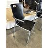 Image 3 : 2 STACKING ARMCHAIRS AND UNDER DESK EXERCISER