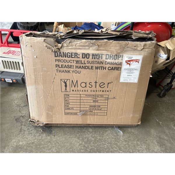NEW MASTER MASSAGE EQUIPMENT PORTABLE MASSAGE TABLE
