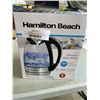 Image 2 : HAMILTON BEACH 1L COMPACT ELECTRIC GLASS KETTLE - TESTED WORKING