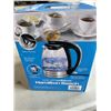 Image 3 : HAMILTON BEACH 1L COMPACT ELECTRIC GLASS KETTLE - TESTED WORKING