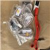 Image 1 : NEW STANDARD 5FT WATERPROOF LEASH AND 5 NEW MEDIUM WATERPROOF COLLARS 12"-15"