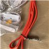 Image 4 : NEW STANDARD 5FT WATERPROOF LEASH AND 5 NEW MEDIUM WATERPROOF COLLARS 12"-15"
