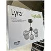 Image 3 : LIGHTICA LYRA 5-LIGHT GLASS PENDANT